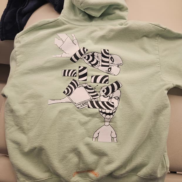 크롬하츠 신세계 정품 매티보이 후드 티 후드집업 L