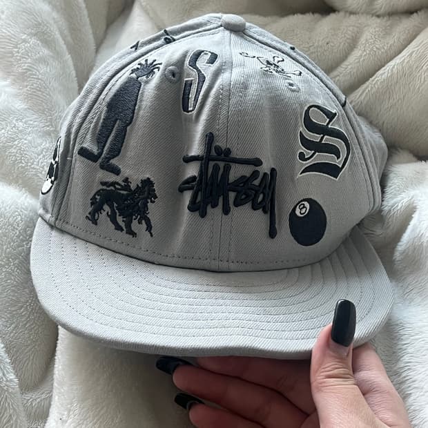 스투시 8볼 로고 커스텀 캡 stussy 한정시즌판