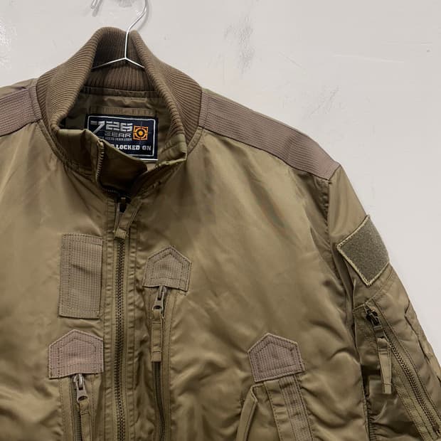 726기어 밀리터리 포켓 테크 크롭 MA-1 자켓