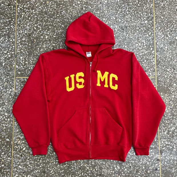 00s 소피 USMC 후드집업 L