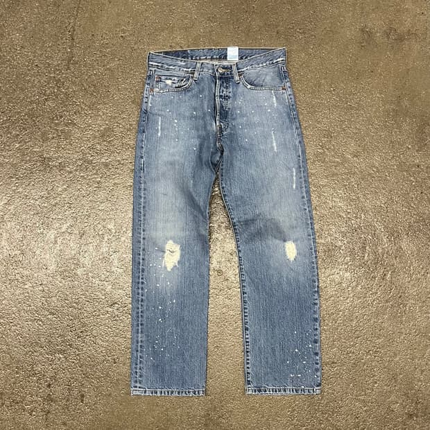 00s Levis501 커스텀 데님 팬츠 (31”)