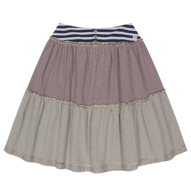 코이세이오 COLORED STRIPE MIDI SKIRT 미디스커트