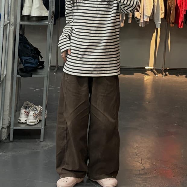 세인트제임스 스트라이프 롱슬리브 A3083