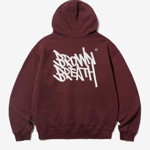 브라운브레스 후드 버건디 s사이즈