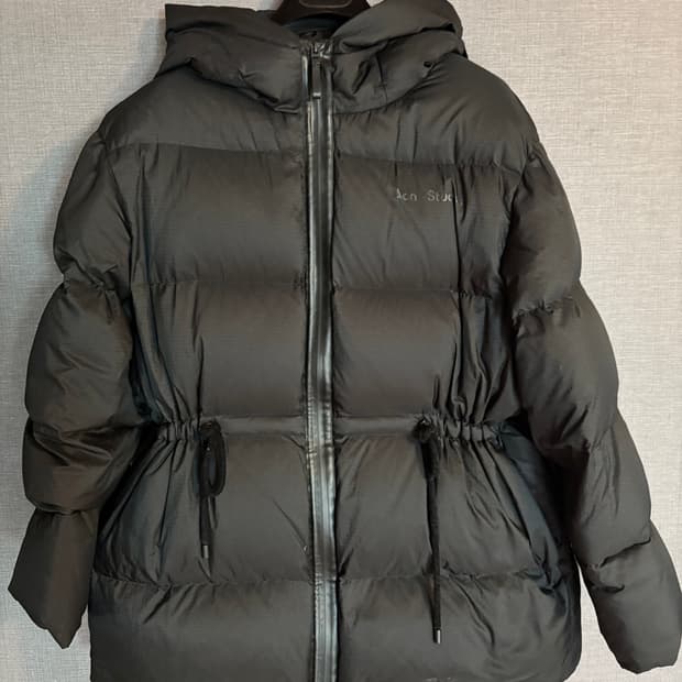 아크네 스튜디오 후드 패딩 블랙 34