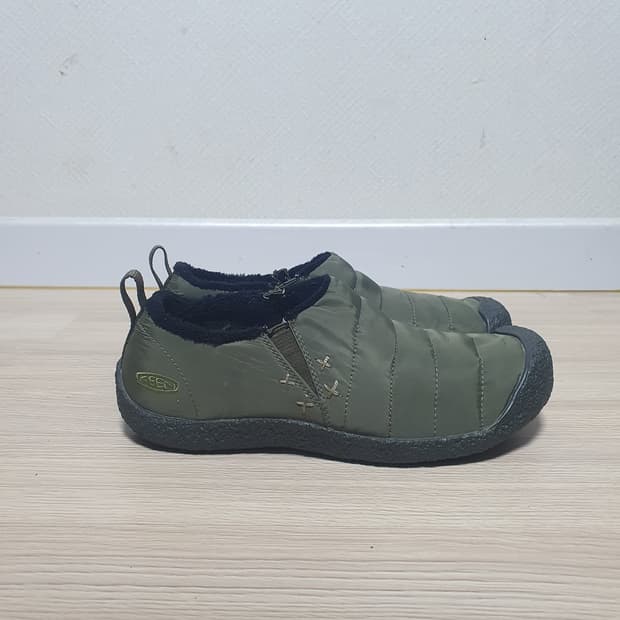 킨 KEEN 패딩 슬립온 그린 270