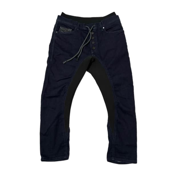Diesel X isko sagging denim pants