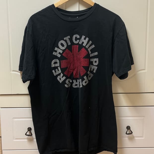 [XL] 빈티지 레드 핫 칠리 페퍼스 티셔츠