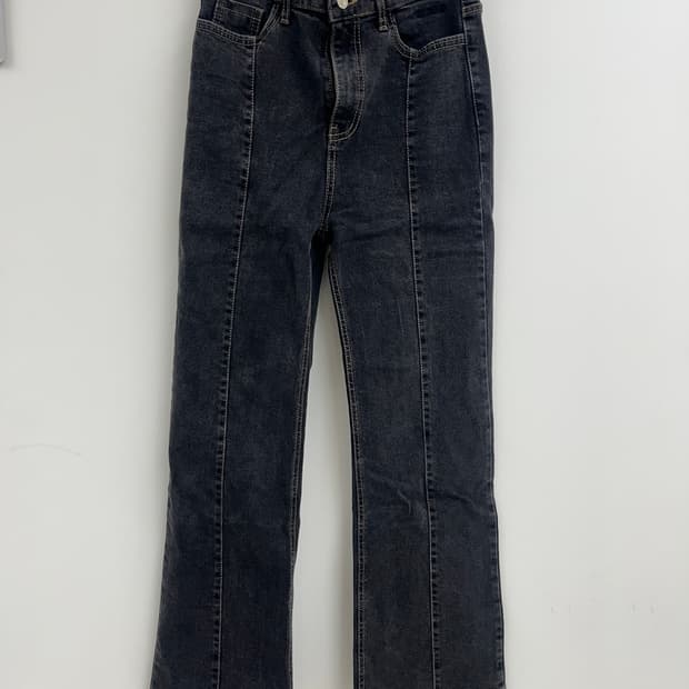 키르시 흑청 데님 팬츠