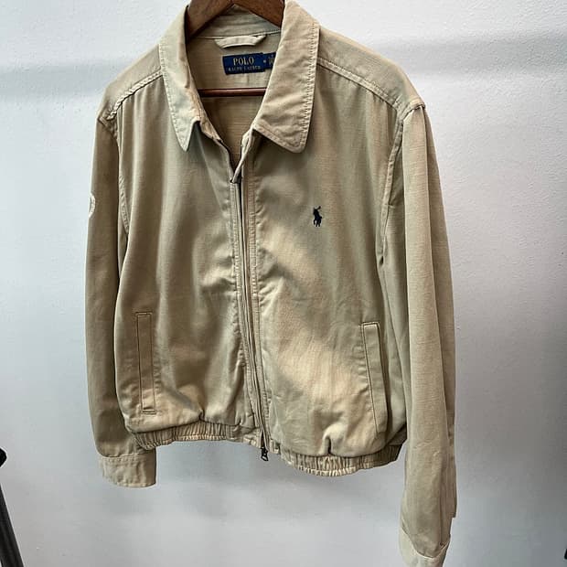 여) 폴로 코튼트윌 블루종자켓 