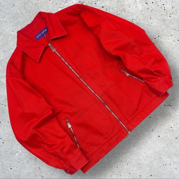 [100] SAINT SAENS 빈티지 레드 컬러 자켓 B547