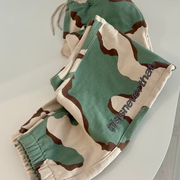 [M] 디네댓 사막3색 카모 스웻팬츠 