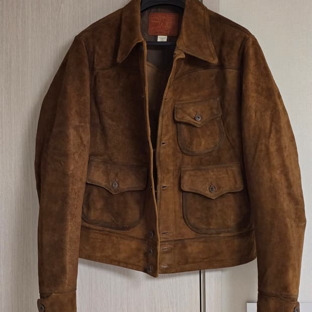 RRL 러프아웃 스웨이다 자켓 브라운 M 새제품