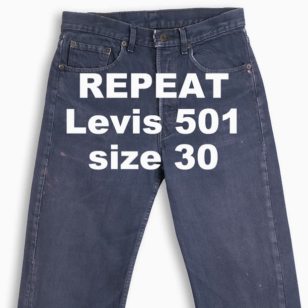 빈티지 리바이스 501 90s USA 30 인치 LV50131203