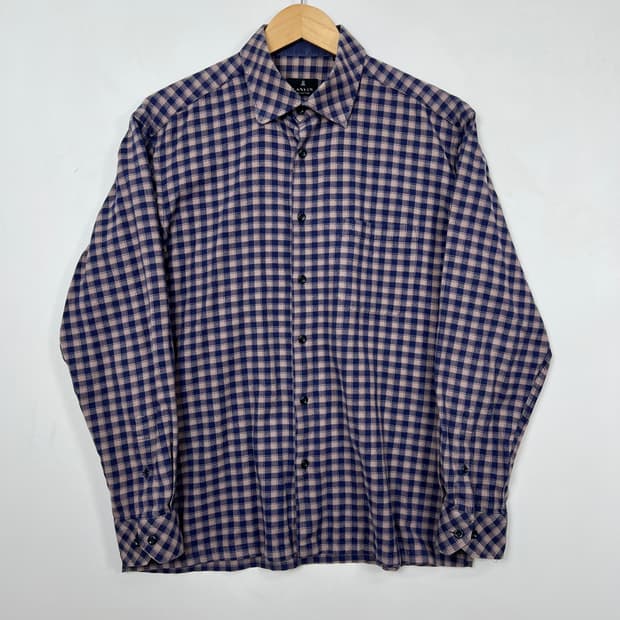 1990s LANVIN 랑방 체크 셔츠