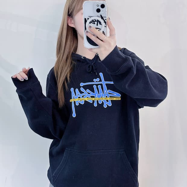 스투시 빅로고 후드