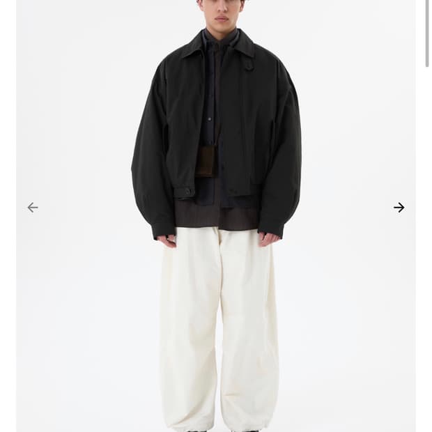 [M]25fw 아모멘토 패디드 코튼 나일론 점퍼 블랙