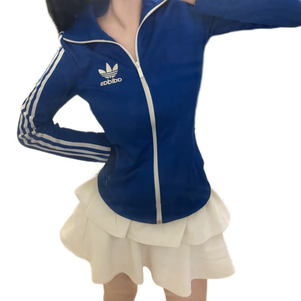 아디다스 파이어버드 유로파 블루 트랙탑 져지