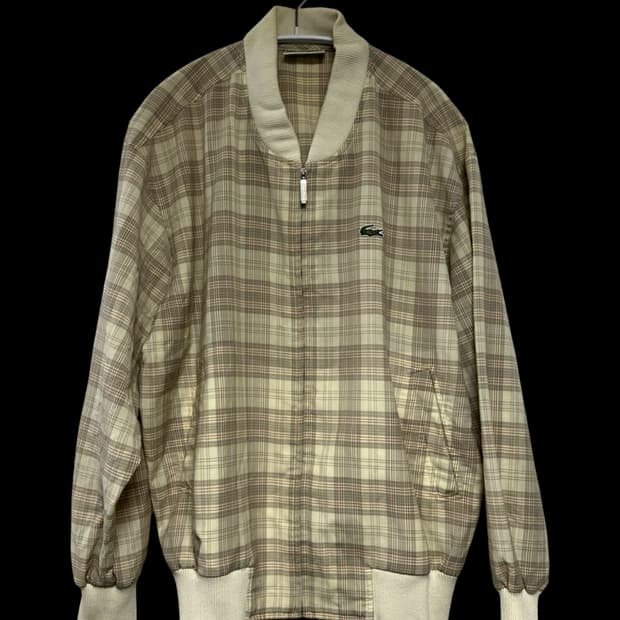 라코스테 빈티지 체크 블루종