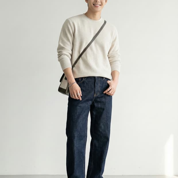 series; (시리즈) 어반 제너레이션 100% 울 라운드 니트