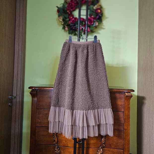 뽀글이 샤스커트