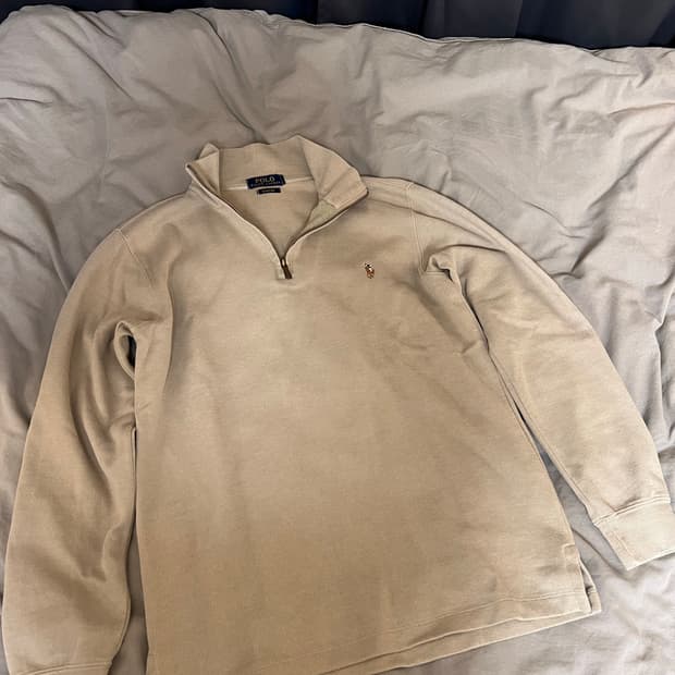 폴로 랄프로렌 베이지 집업니트 S