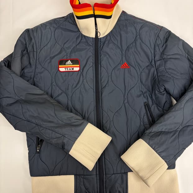 [95] 아디다스 퀼팅 자켓 네이비