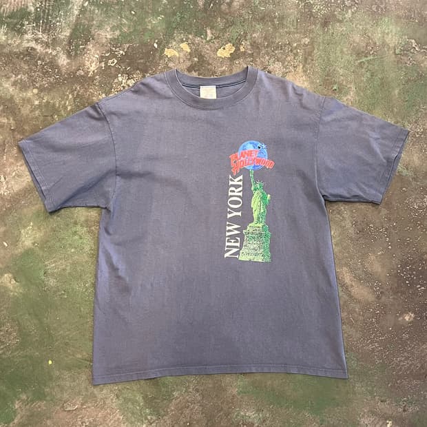 [XL] 플래닛 할리우드 뉴욕 빈티지 USA 반팔 티셔츠