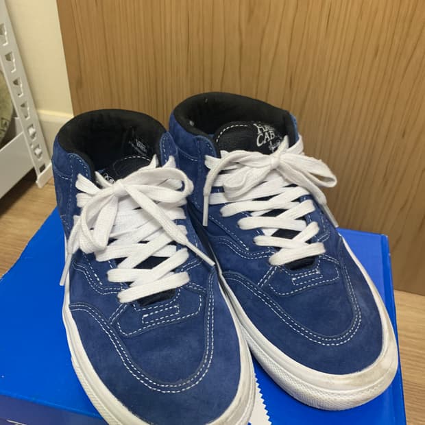 반스x크루키드 스케이트 하프캡235