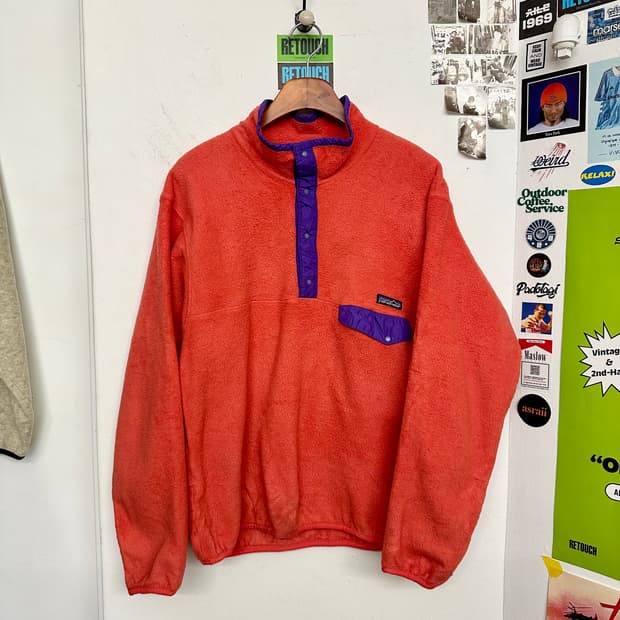 90‘s 파타고니아 신칠라 스냅티 ’코랄/퍼플‘