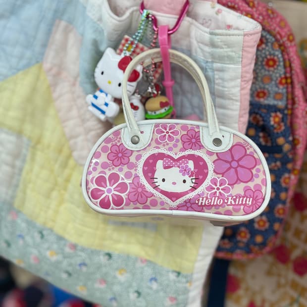 Rare Vintage Hello Kitty Mini Tote Bag