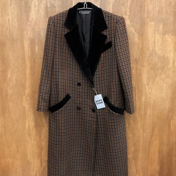 지방시 하운드체크 캐시미어 더블 코트