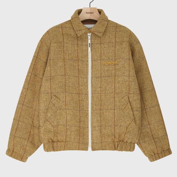 [노앙]HARRIS TWEED BLOUSON JACKET_S size