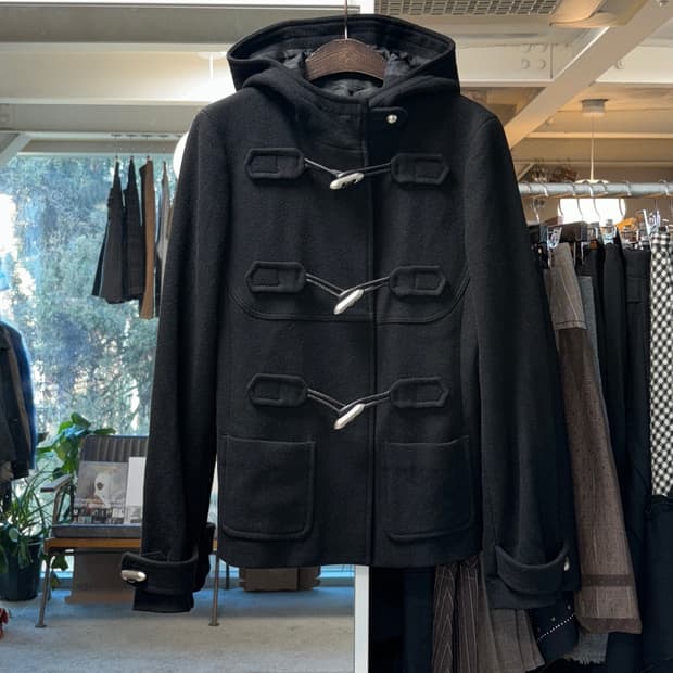 Kiyoko takase 더플 후드 자켓