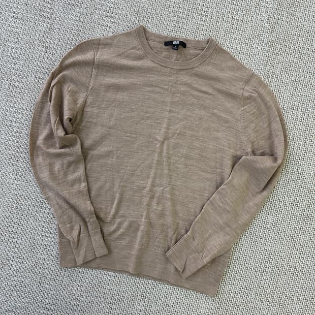 M 유니클로 메리노 울 니트 0401D