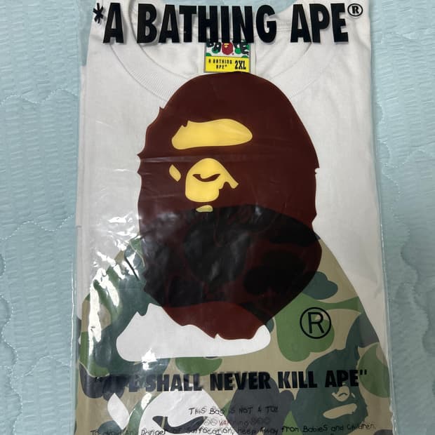 BAPE Japan Big Ape Head City T-Shirt Whi