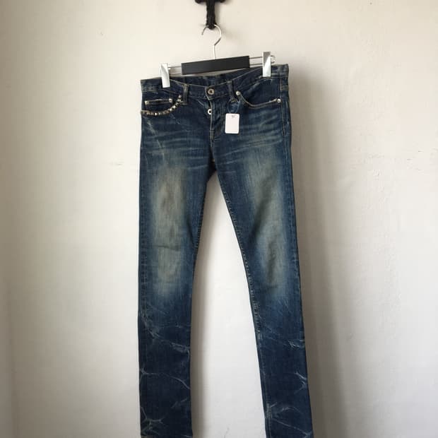 Hysterics stud point denim pants