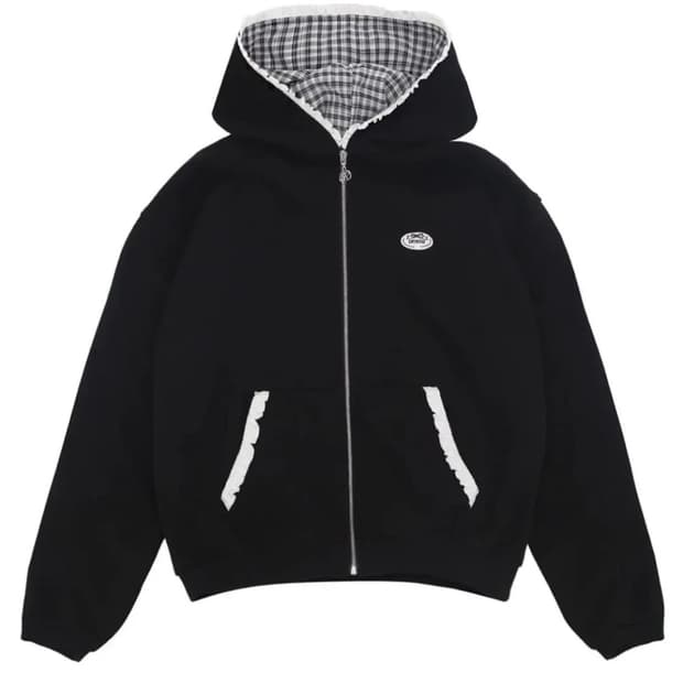 구해요) 드라이로즈 빅리본 후드집업 