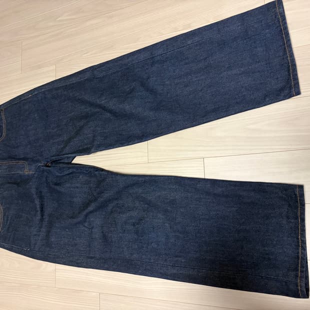 비슬로우 와이드 셀비지 데님 32사이즈