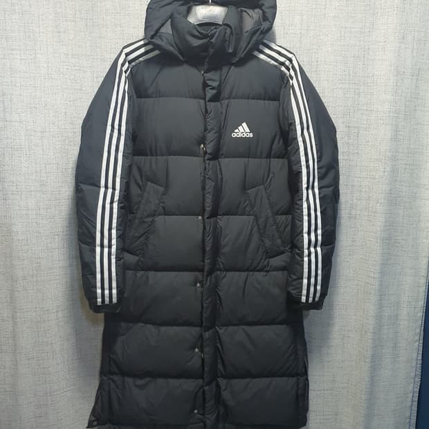 아디다스 남성 덕다운 트랙탑 롱 패딩 