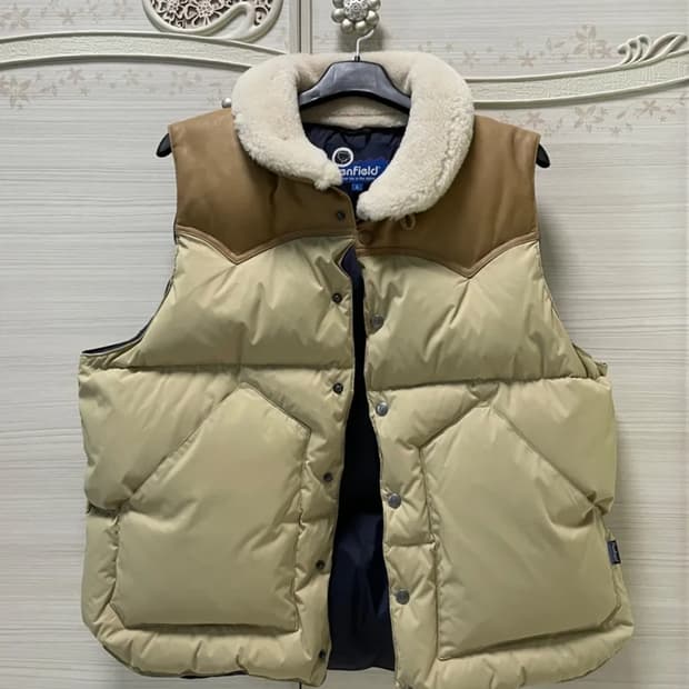 펜필드 락울 다운 베스트 패딩조끼 L