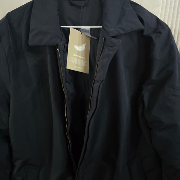 지오다노 오리털 패딩코트