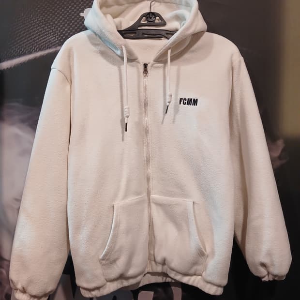 FCMM 플리스 풀오버 후드집업