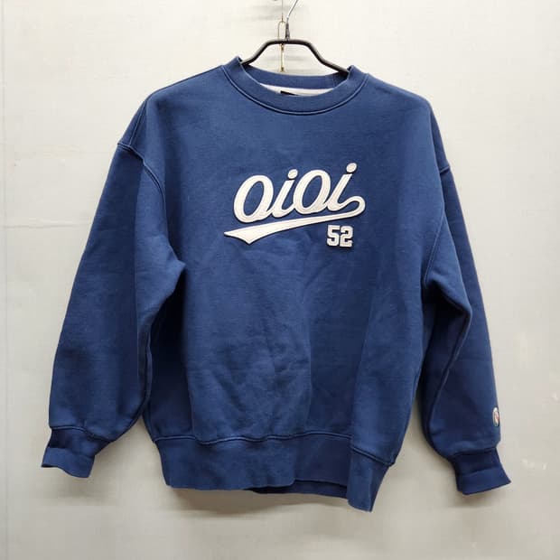 OIOI 오아이오아이 빅로고 자수 오버핏 맨투맨 L~XL