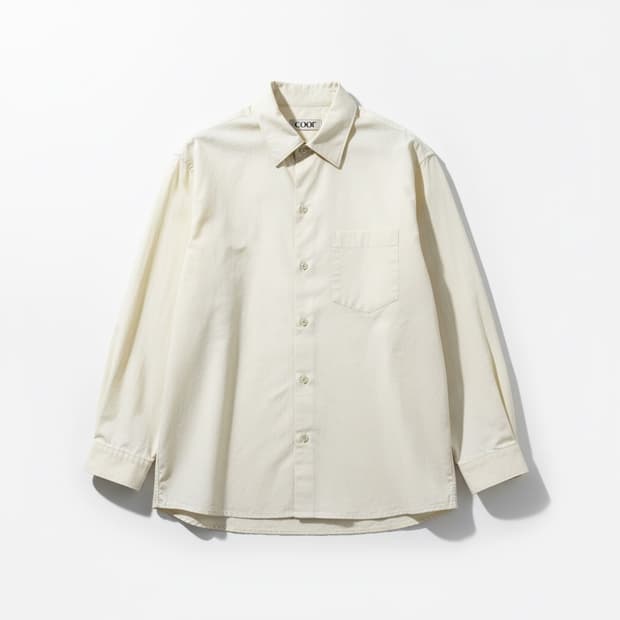 쿠어 COOR 아이보리 셔츠 M
