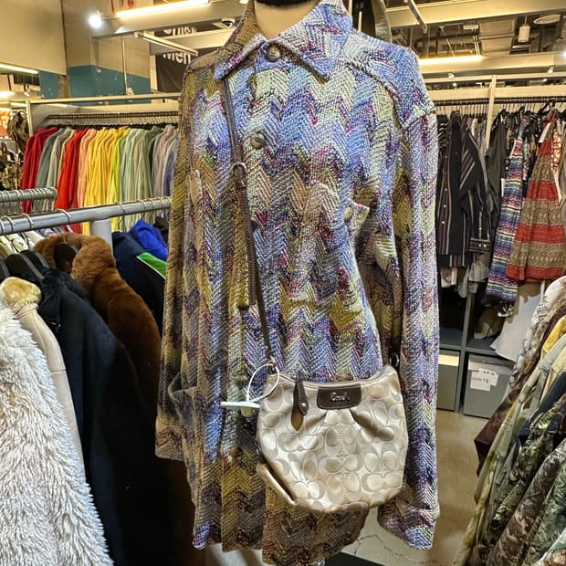 MiSSONI 미쏘니 카라니트 가디건