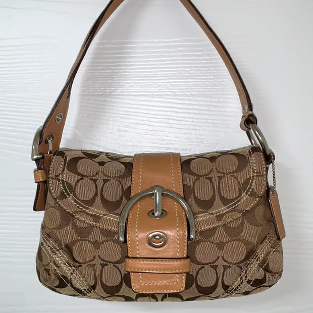 🧡 Coach mini buckle shoulder bag