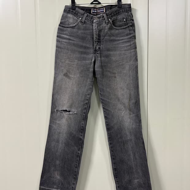 90s USA 할리데이비슨 바이커 흑청 데님