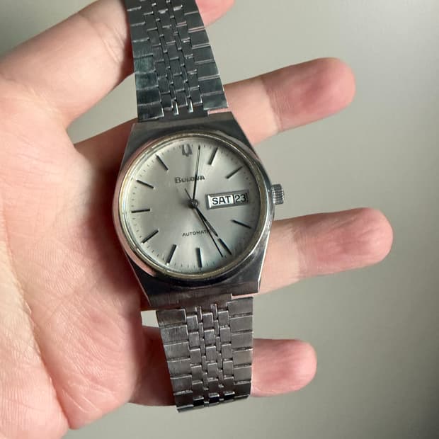 빈티지 부로바 데이데이트 오토매틱