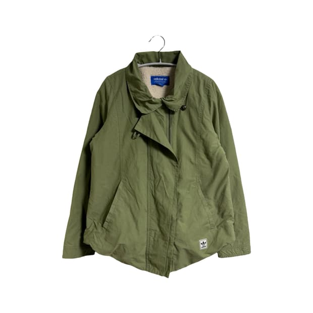 아디다스 올리브 시어링 파카